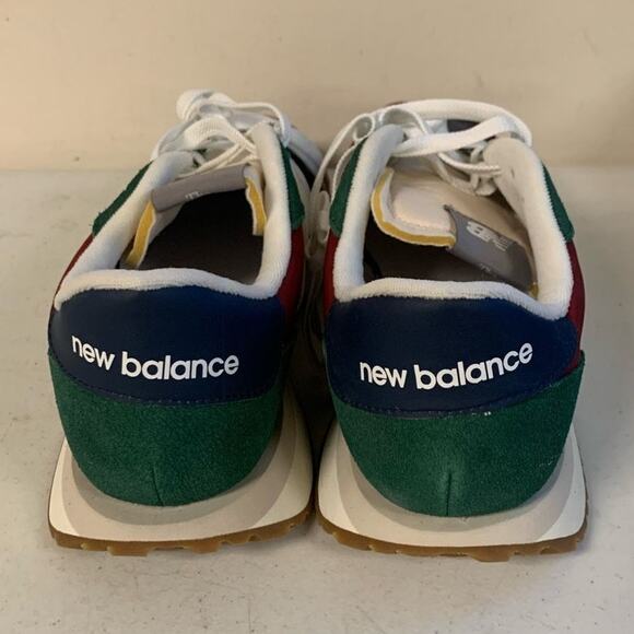 New Balance Men’s Size 11.5 The Intelligence Choice 237 Sneakers, Red Green Navy